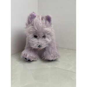 Build A Bear Lavender Terrier Dog 15" Stuffed Animal Plush Puppy Purple‎